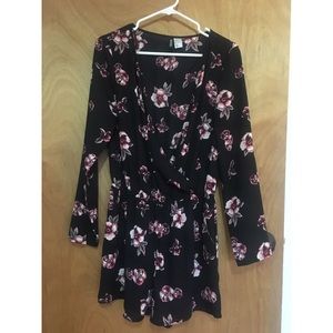 H&M Divided Floral Romper